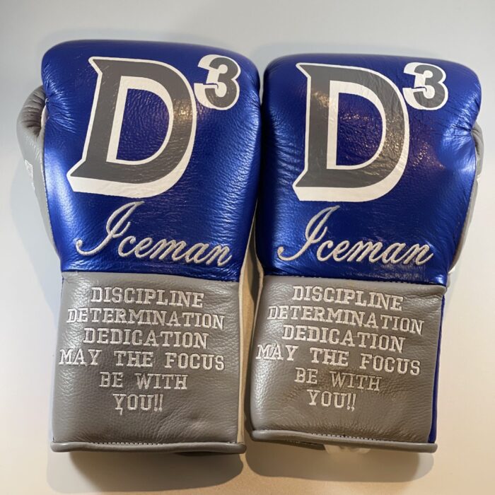 Pro Gloves Blue, Gray, & White
