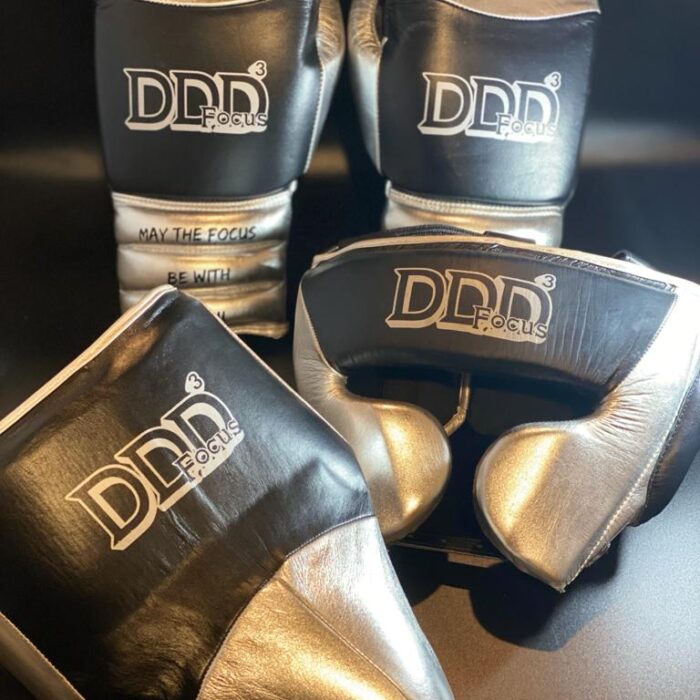 Black & Metallic Silver