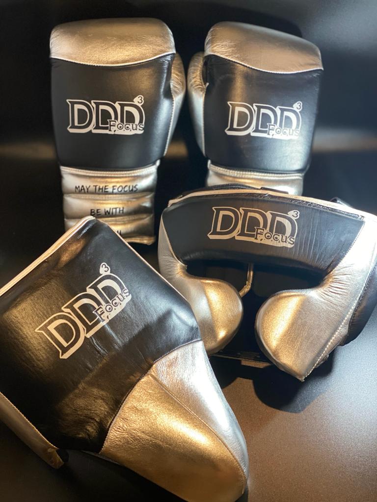 Black & Metallic Silver