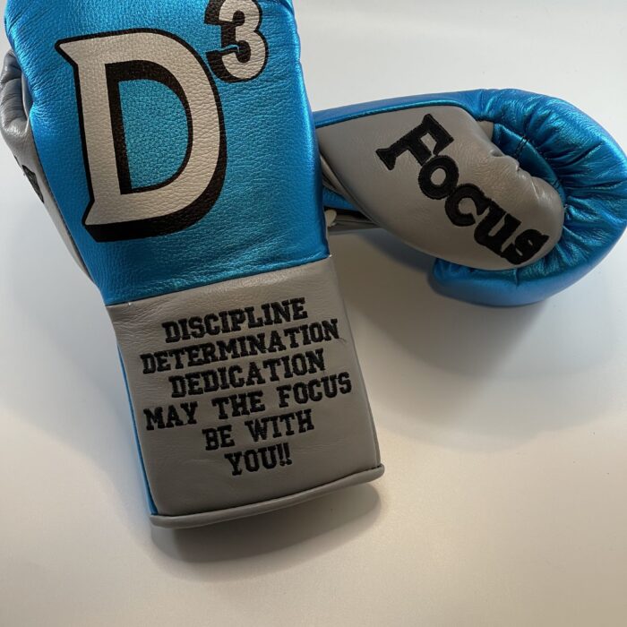 Pro Gloves Turquoise Blue, Gray & Black